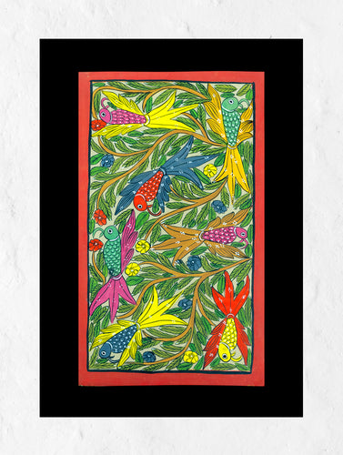 Patua Art Painting - Birds & Foliage