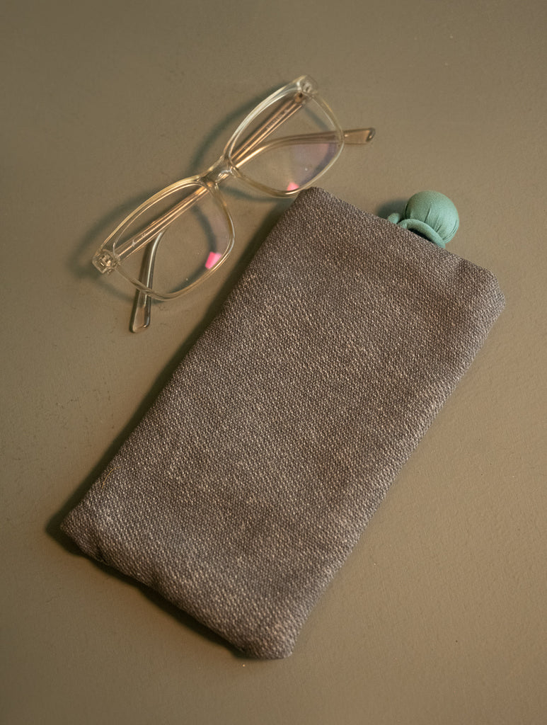 Phulkari Spectacle Case - Teal & Rose