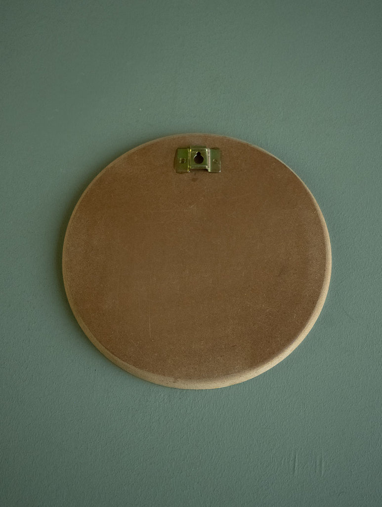 Pichwai Art Wooden Wall Plate / Table Curio - The Elephants