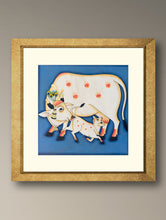 Load image into Gallery viewer, Pichwai Painting - Maternal Sanctity (Unframed 8" x 8'')
