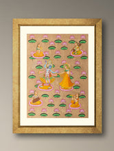Load image into Gallery viewer, Pichwai Painting - Padma Raas (Unframed 24" x 18'')