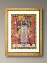 Load image into Gallery viewer, Pichwai Painting - Shrinathji, The Moonlit Majesty (Unframed 36" x 24'')