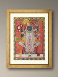 Pichwai Painting - Shrinathji, The Moonlit Majesty (Unframed 36