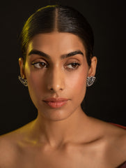 Pure Silver Traditional Maharashtrian Earrings - Akarshini