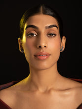 Load image into Gallery viewer, Pure Silver Traditional Maharashtrian Earrings - Ardhachand