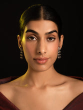 Load image into Gallery viewer, Pure Silver Traditional Maharashtrian Earrings - Ashtapaillumani 