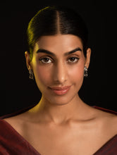 Load image into Gallery viewer, Pure Silver Traditional Maharashtrian Earrings - Bakuli Studs