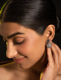 Pure Silver Traditional Maharashtrian Earrings - Bhavani Studs