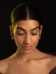 Pure Silver Traditional Maharashtrian Earrings - Chandreshi
