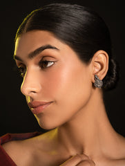 Pure Silver Traditional Maharashtrian Earrings - Kusum Laxmi 