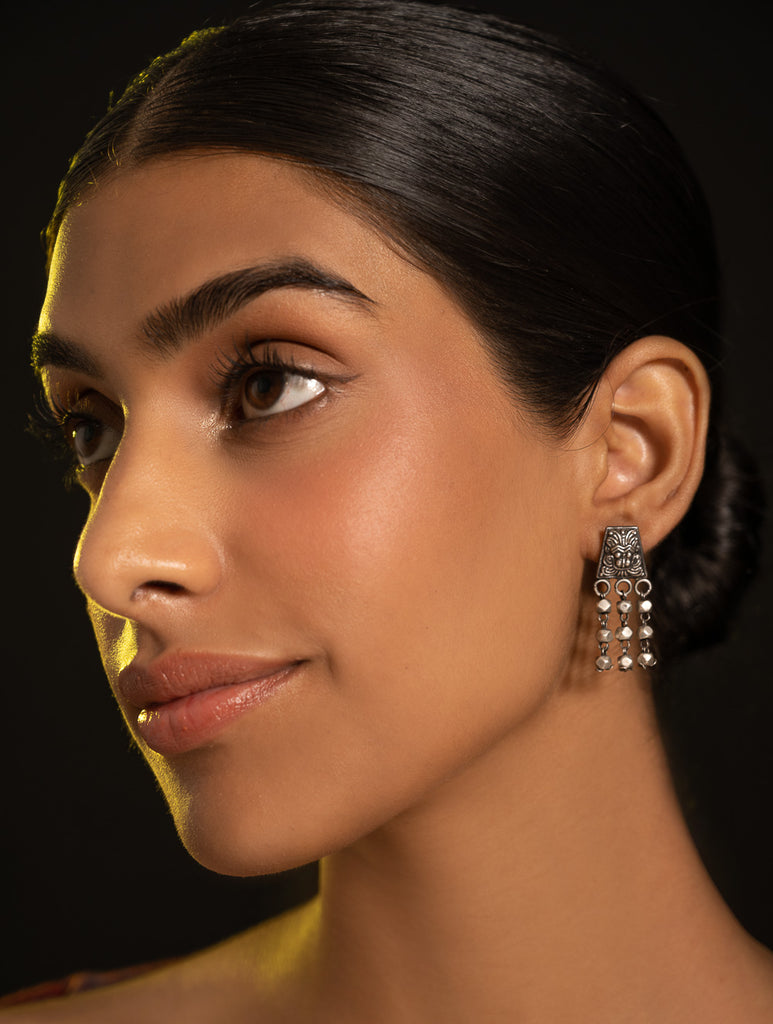 Pure Silver Traditional Maharashtrian Earrings - Mohanmal