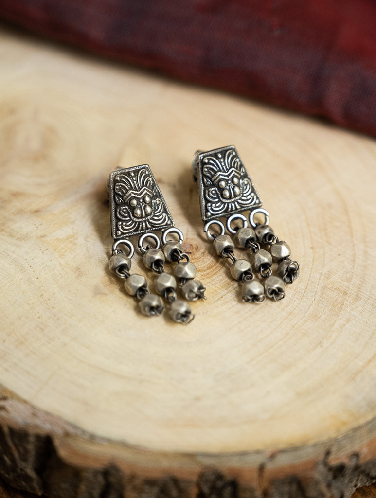 Pure Silver Traditional Maharashtrian Earrings - Mohanmal