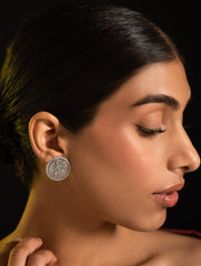 Pure Silver Traditional Maharashtrian Earrings - Mohar