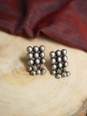 Pure Silver Traditional Maharashtrian Earrings - NavaLata