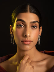 Pure Silver Traditional Maharashtrian Earrings - Pohehaar