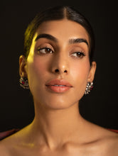 Load image into Gallery viewer, Pure Silver Traditional Maharashtrian Earrings - Pushpak