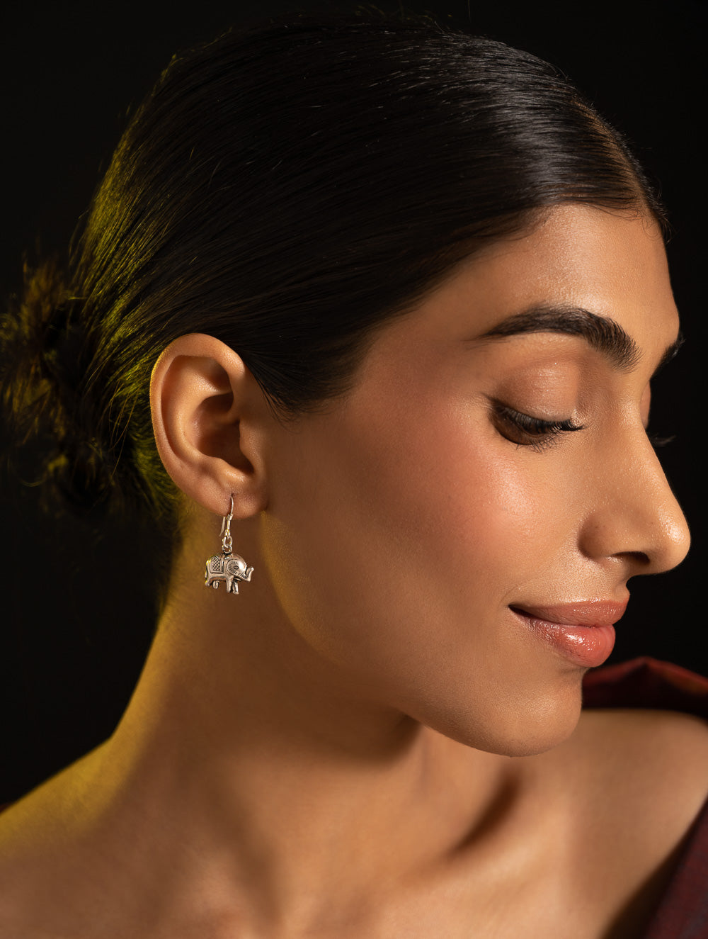 Pure Silver Traditional Maharashtrian Earrings - Tanugaja