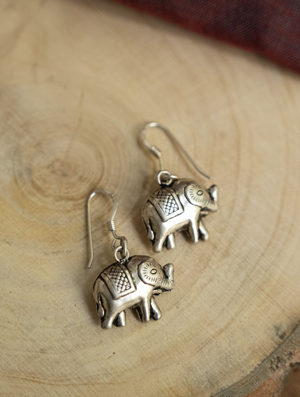 Pure Silver Traditional Maharashtrian Earrings - Tanugaja