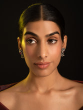 Load image into Gallery viewer, Pure Silver Traditional Maharashtrian Earrings - Tarakini