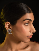 Load image into Gallery viewer, Pure Silver Traditional Maharashtrian Earrings - Tarakini