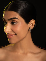 Pure Silver Traditional Maharashtrian Earrings - Tara?gan Studs