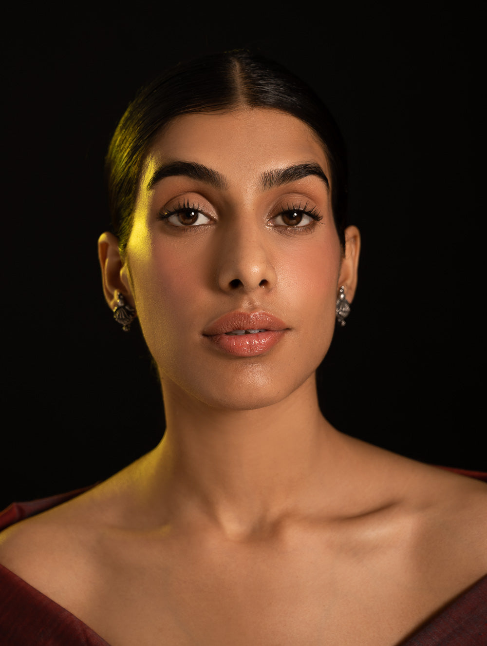 Load image into Gallery viewer, Pure Silver Traditional Maharashtrian Earrings - Taratamya