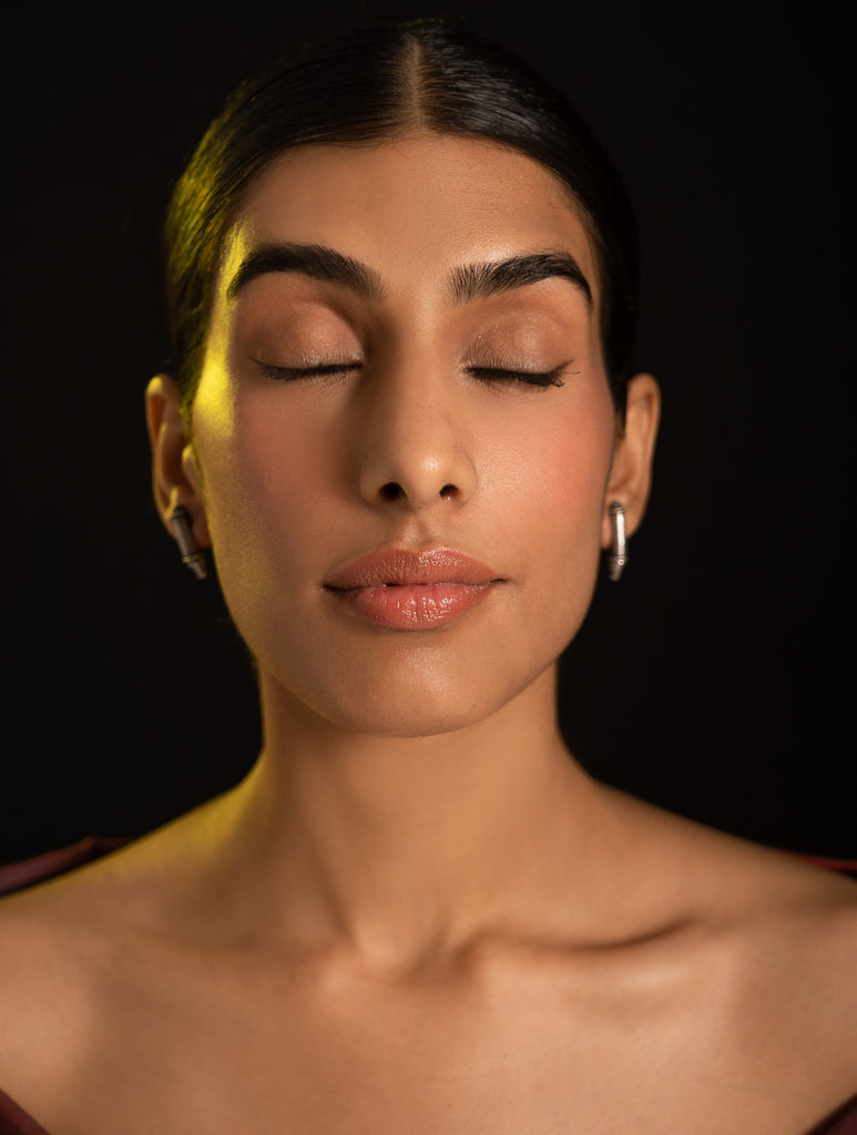 Pure Silver Traditional Maharashtrian Earrings - Vilasini Studs