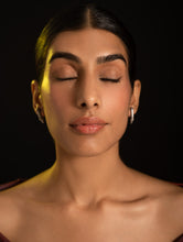 Load image into Gallery viewer, Pure Silver Traditional Maharashtrian Earrings - Vilasini Studs