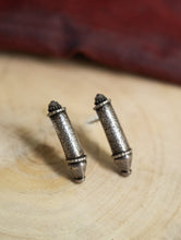 Load image into Gallery viewer, Pure Silver Traditional Maharashtrian Earrings - Vilasini Studs