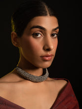 Load image into Gallery viewer, Pure Silver Traditional Maharashtrian Neckpiece - GadiThushi
