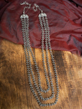 Load image into Gallery viewer, Pure Silver Traditional Maharashtrian Neckpiece - Gajarihaar