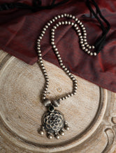 Load image into Gallery viewer, Pure Silver Traditional Maharashtrian Neckpiece - Gulab