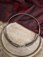 Load image into Gallery viewer, Pure Silver Traditional Maharashtrian Neckpiece - Hasli Classic