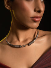 Load image into Gallery viewer, Pure Silver Traditional Maharashtrian Neckpiece - Hasli Classic