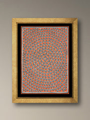 Handpainted Madhubani Painting - Chakra Vistaar (Unframed - L 30 x W 22 inches)