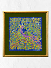 Load image into Gallery viewer, Rogan Art Painting with Frame - Colourful Peacock