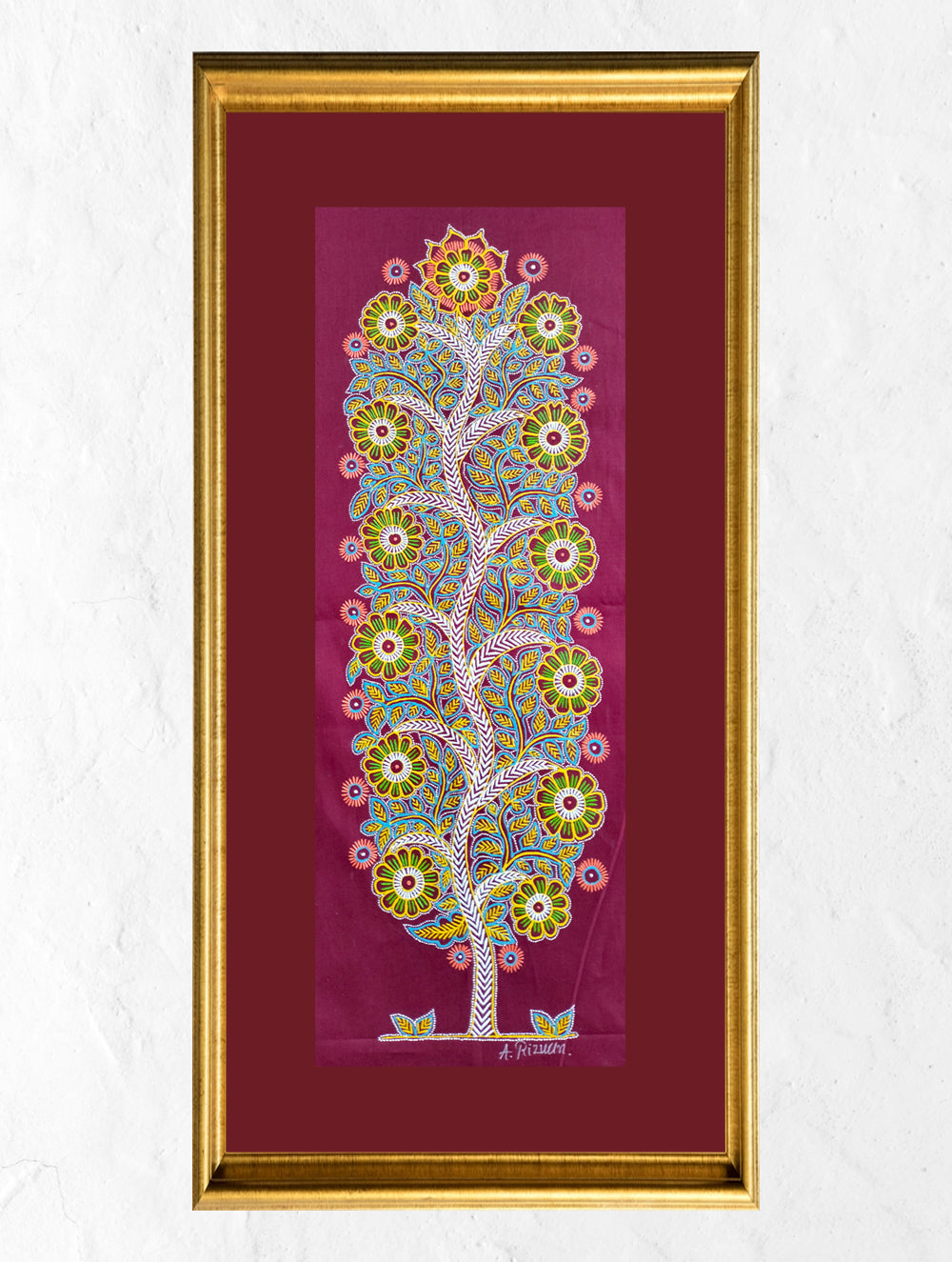 Load image into Gallery viewer, Rogan Art Painting with Frame - Long Tree