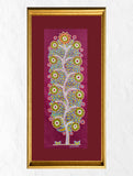 Rogan Art Painting with Frame - Long Tree