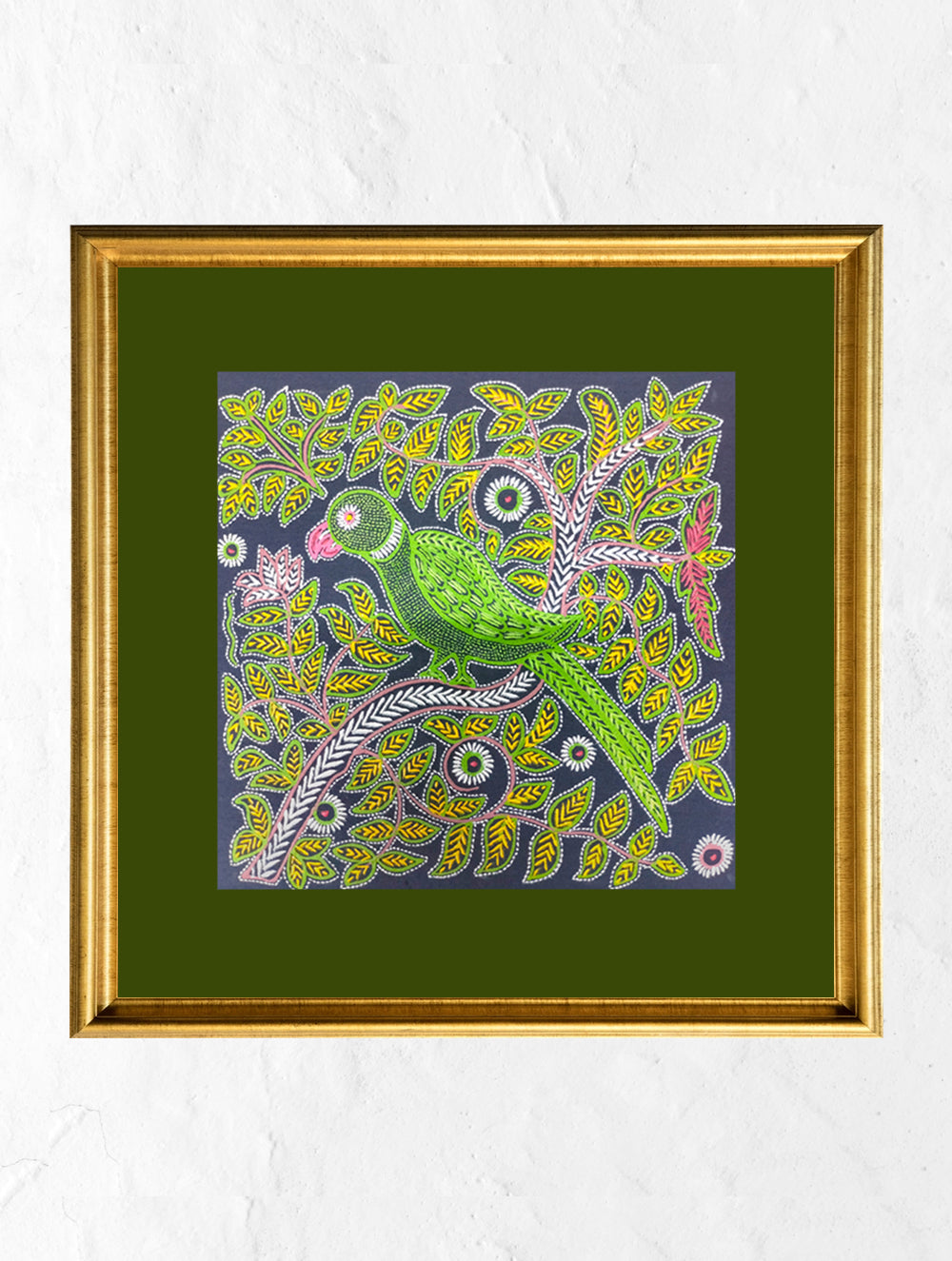 Load image into Gallery viewer, Rogan Art Painting with Frame  - Parrot