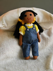 Artisan Handcrafted Fabric Kannama Doll - Meenu
