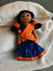 Artisan Handcrafted Fabric Kannama Doll - Kavya