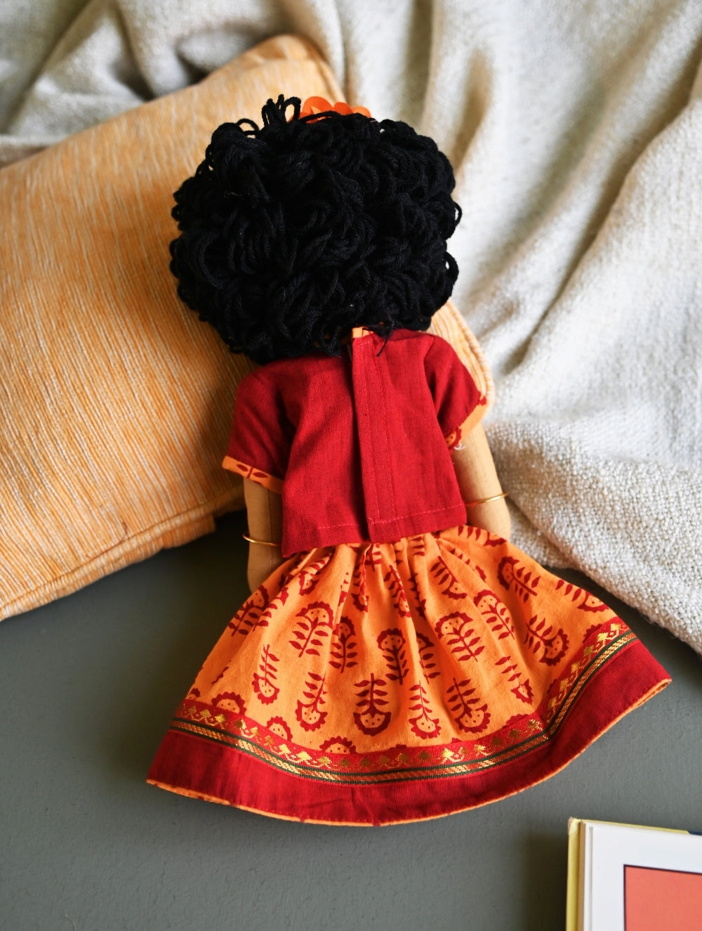 Artisan Handcrafted Fabric Kannama Doll - Sneha