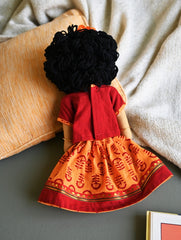 Artisan Handcrafted Fabric Kannama Doll - Sneha