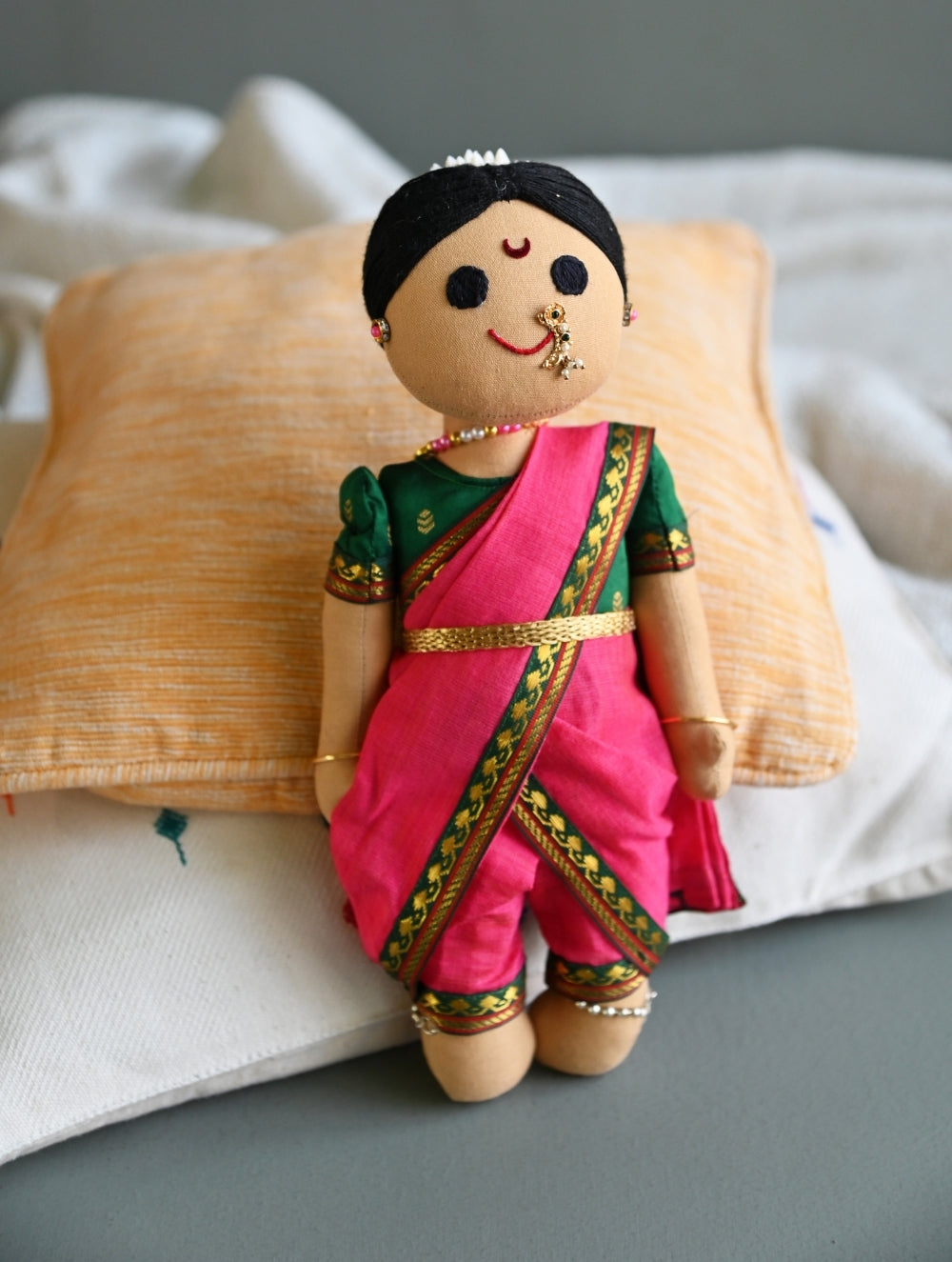 Artisan Handcrafted Fabric Kannama Doll - Urimila Taai