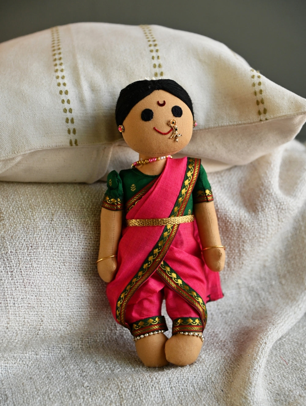 Artisan Handcrafted Fabric Kannama Doll - Urimila Taai