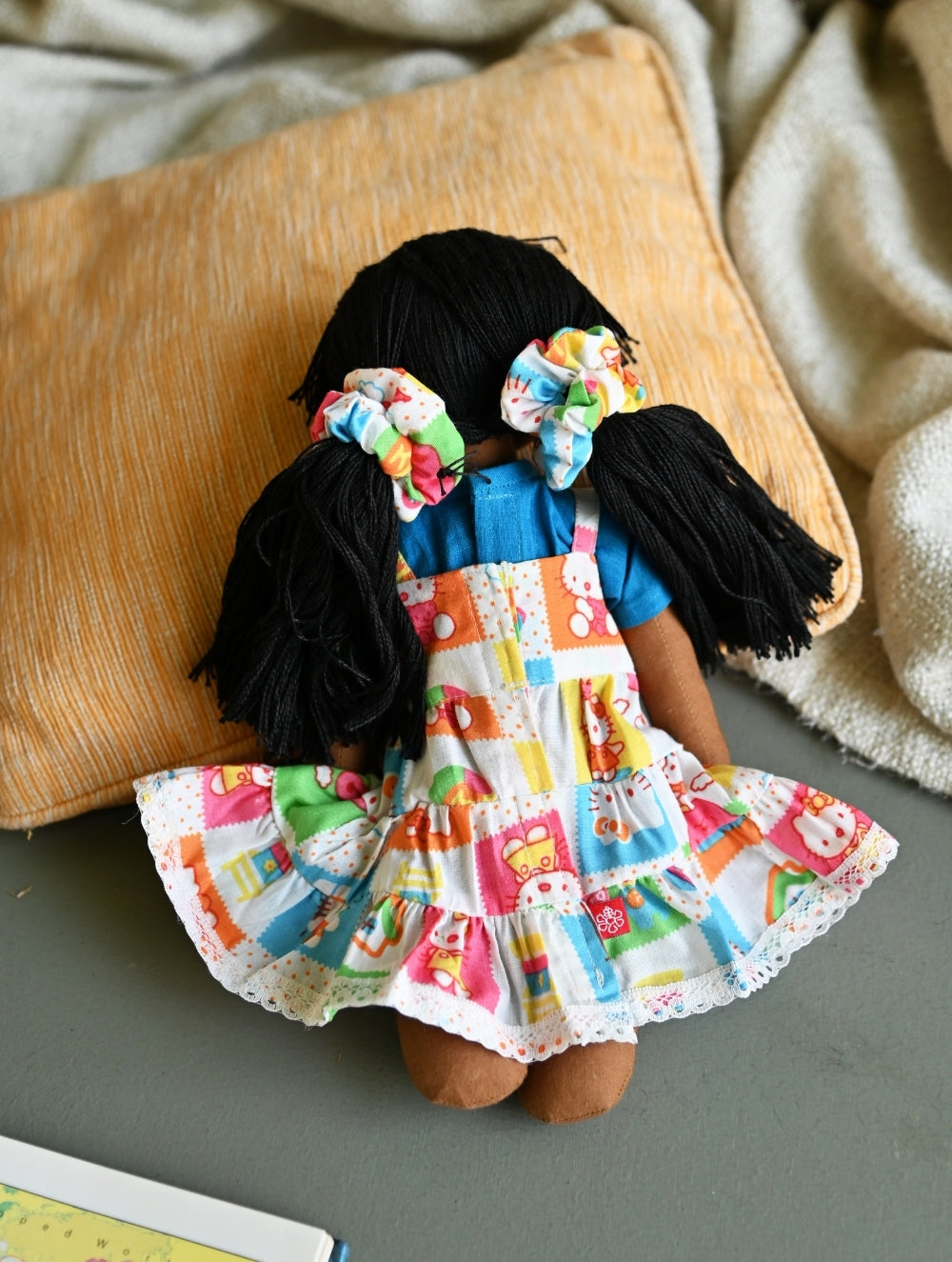 Artisan Handcrafted Fabric Kannama Doll - Diya