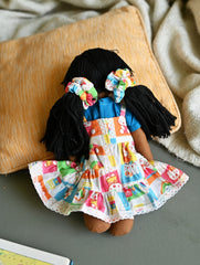 Artisan Handcrafted Fabric Kannama Doll - Diya