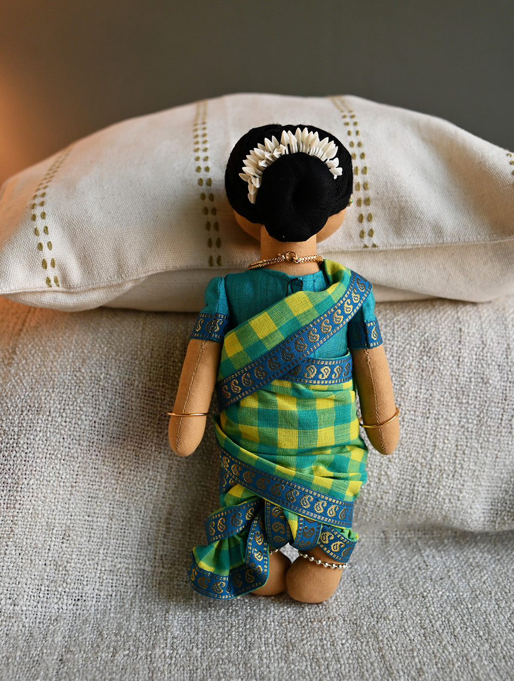 Artisan Handcrafted Fabric Kannama Doll - Mani Meghalai