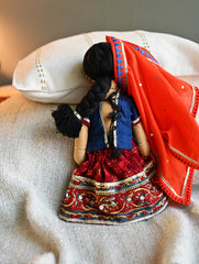 Artisan Handcrafted Fabric Kannama Doll - Rajeshwari