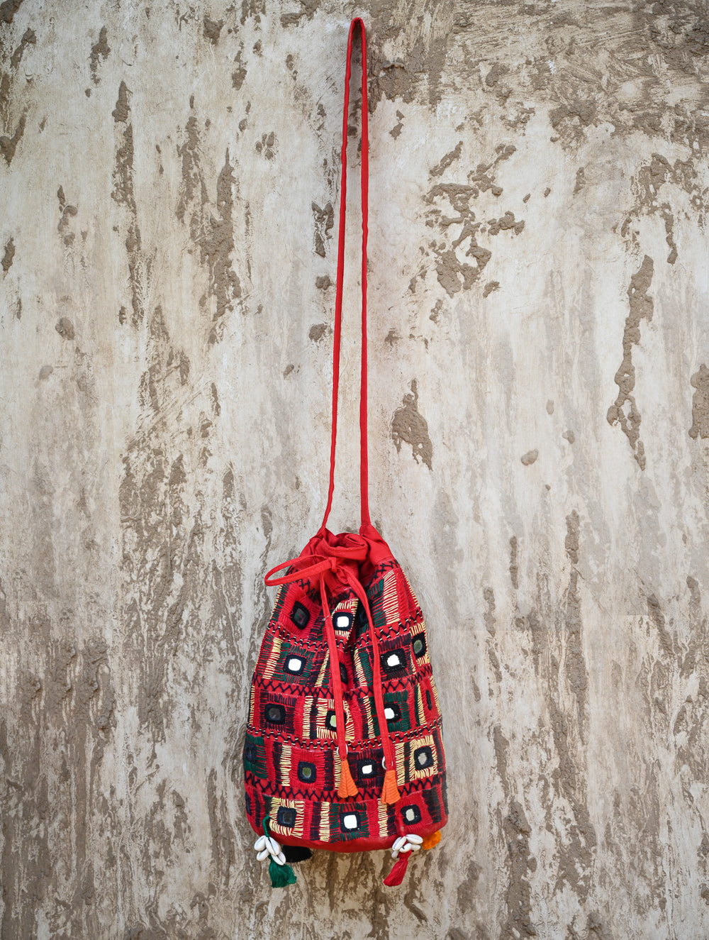 Handcrafted Lambani Potli Sling Bag - Nomad vibe
